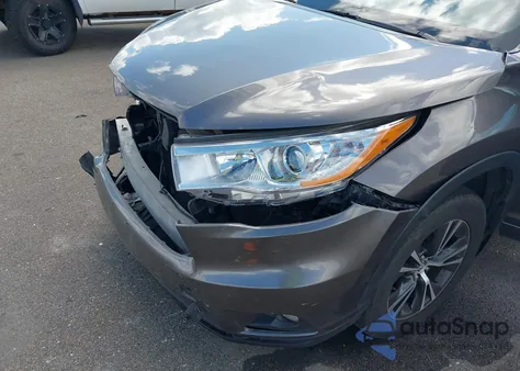 2016 Toyota Highlander Xle V6 из США, поврежденный, VIN 5TDJKRFHXGS242432